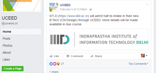 IIT Delhi to intake 50% students in BTech (CS+Design) from UCEED 2017