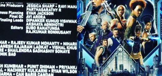 BLACK PANTHER Final QC credits Avi Arora (our student)