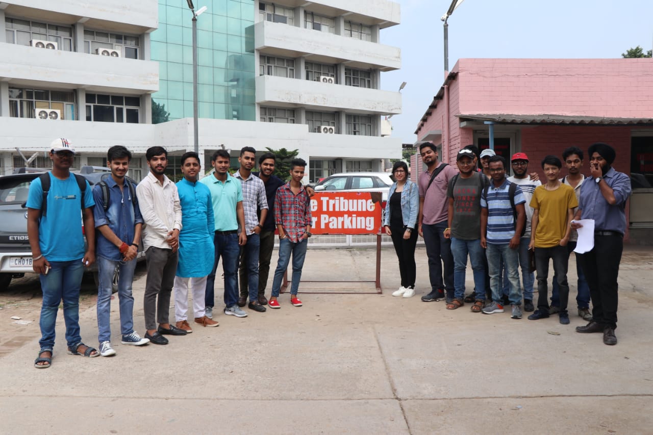 Industrial Visit by Arena Chandigarh students to The Tribune