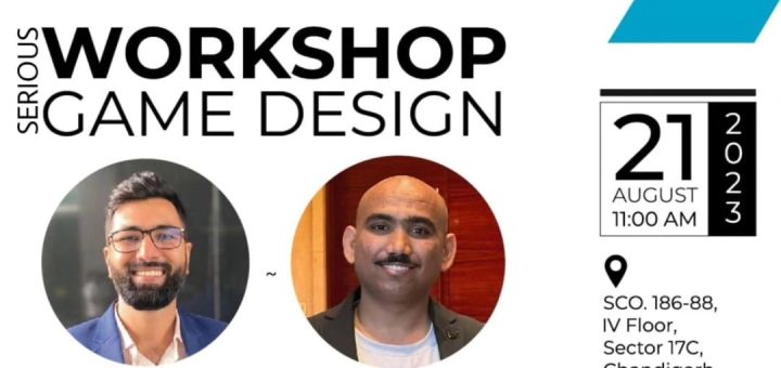 Serious Game Designers Heribert Thomas and Shahbaz Ahmed conducted a 1 Day Entrepreneurship Game Simulation Workshop – Bottomline at SXILL and Chandigarh Design School on 21 August 2023