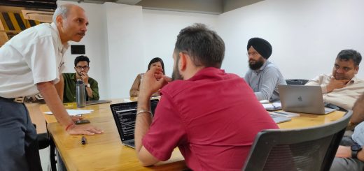 Chandigarh Design School founder Vineet Raj Kapoor delivered FDP at Chitkara University on Design Thinking