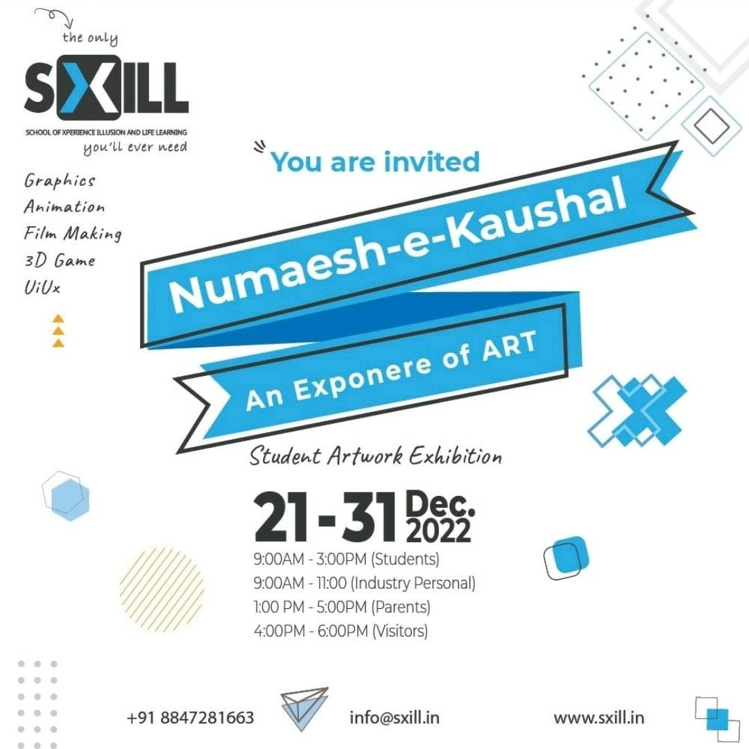 CDS and SXILL held a joint Event “Numaaish E Kaushal” to showcase the works of students to the Industry Experts as well as Design Aspirants.