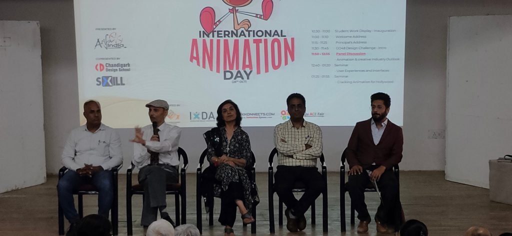 Asifa International Animation Day celebration in Chandigarh