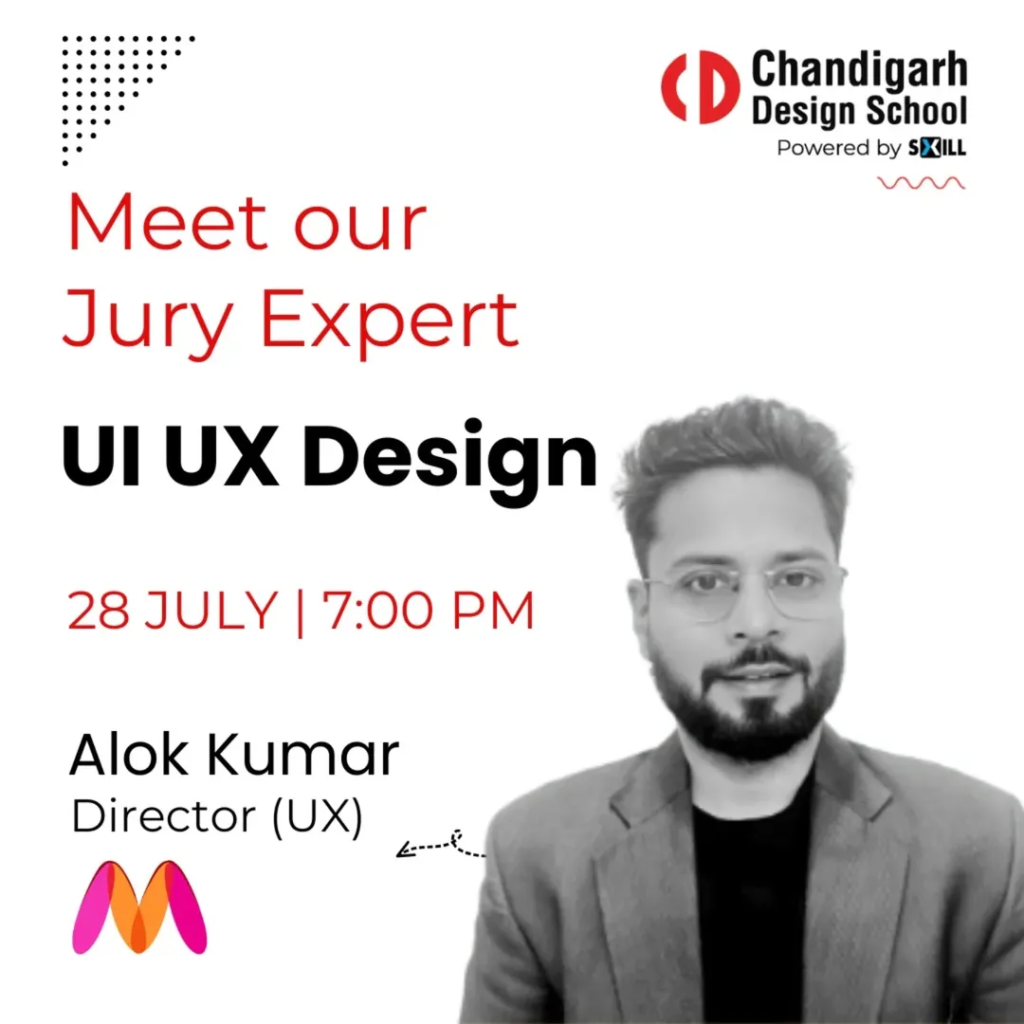 Alok Kumar, Myntra UX Director, Joins Jury Panel for Chandigarh Design School UI/UX Cohort